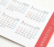 サンプル請求　カード型カレンダーのイメージ2