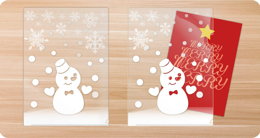 白版のみの印刷 DIC100s : 20% ~100%を使用した完成イメージ