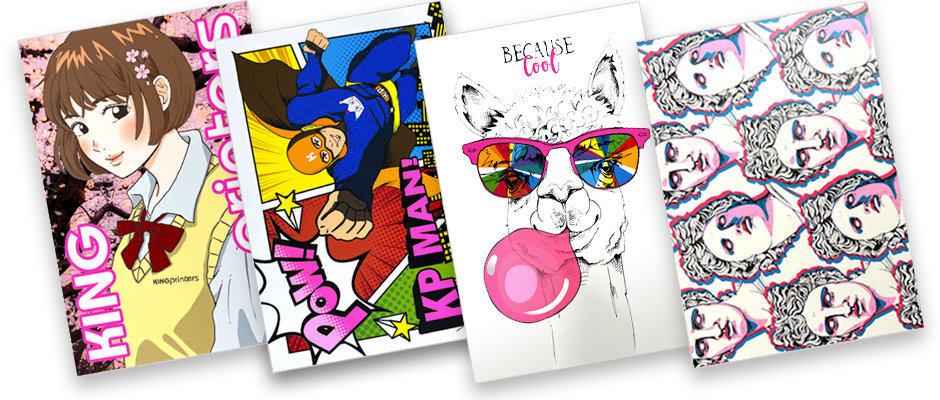 アートのポストカードのサンプルイメージ