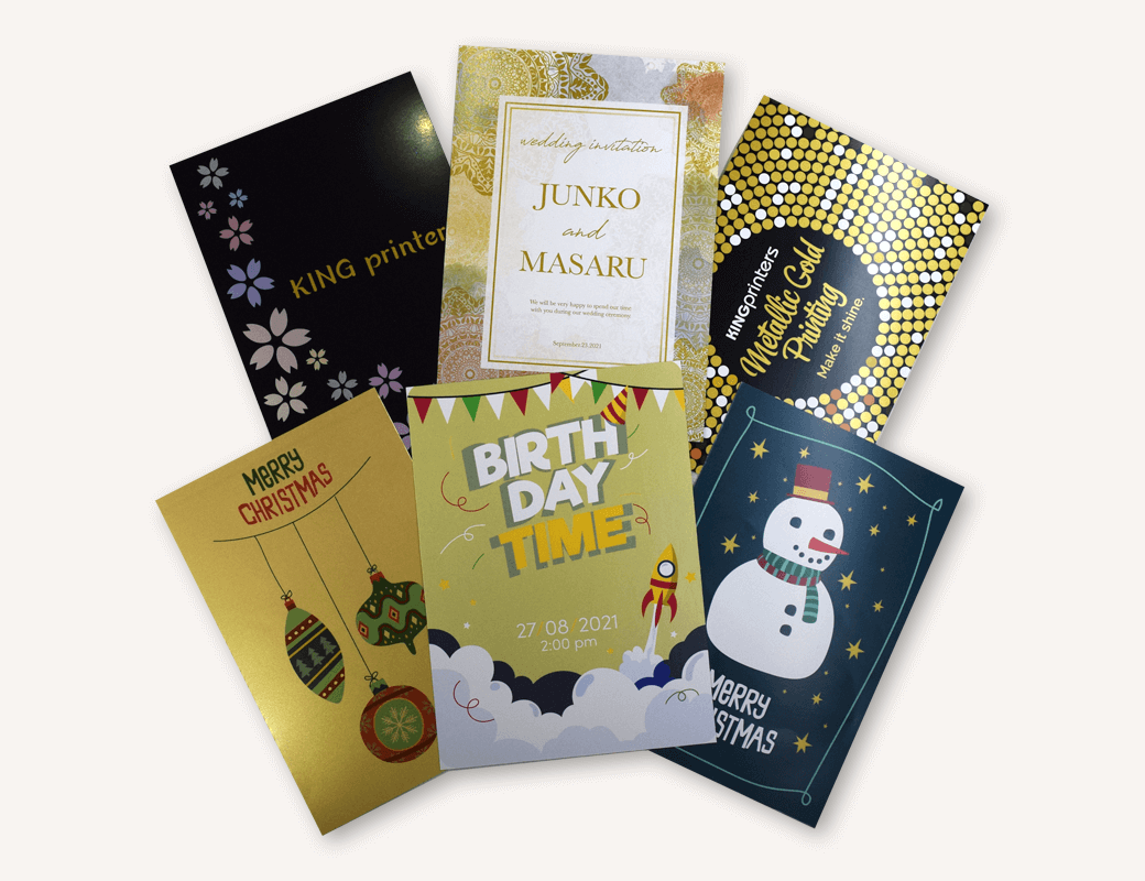 ゴールド印刷 はがき・ポストカード