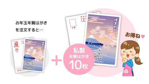 お年玉年賀はがき印刷 ネット印刷のキングプリンターズ