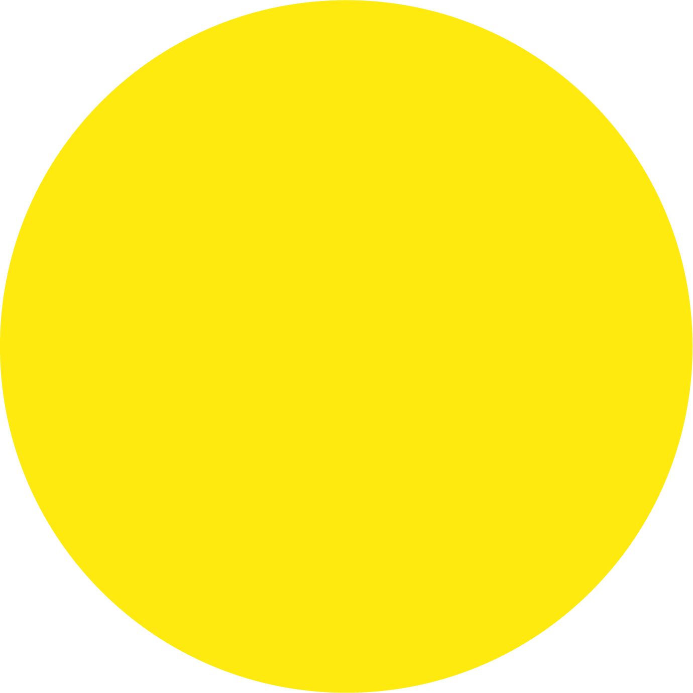 円形＿黄