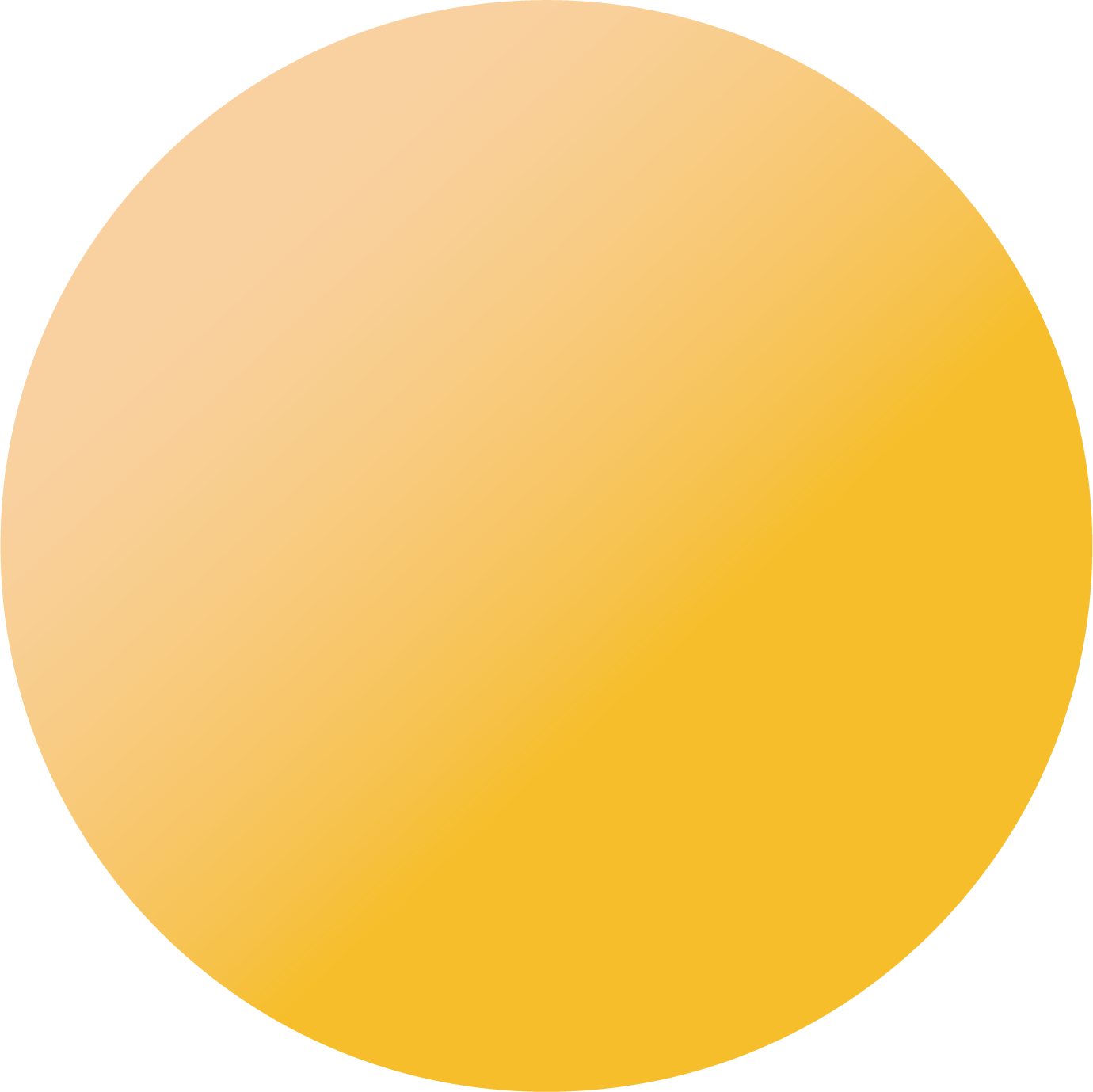 円形＿黄1グラデーション