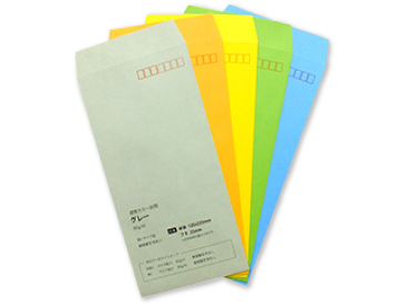 カラー封筒（通常）のデザインテンプレート