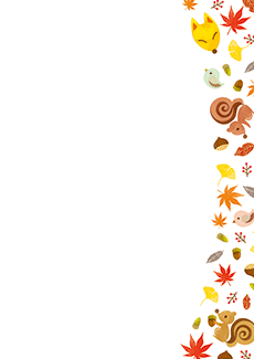 秋・ハロウィーン・紅葉・お月見・イベントのチラシデザインテンプレート（A4チラシのデザイン（CH-E-0140））
