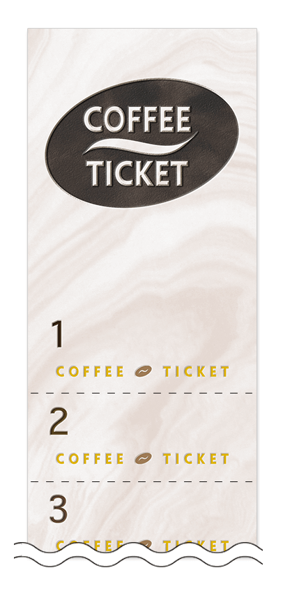 コーヒー回数券デザインテンプレート画像0013