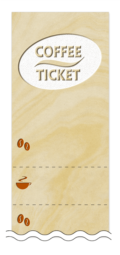 コーヒー回数券デザインテンプレート画像0016