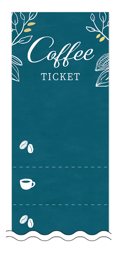 コーヒー回数券デザインテンプレート画像0018