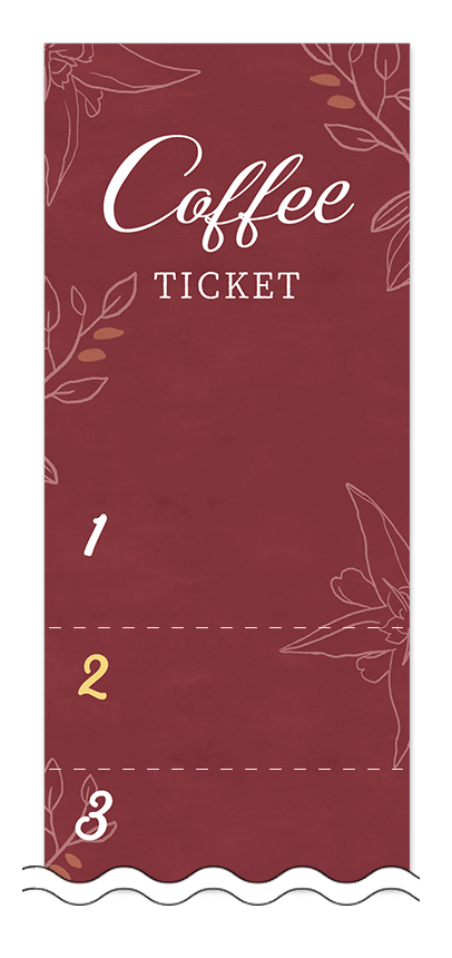 コーヒー回数券デザインテンプレート画像0019