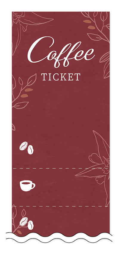 コーヒー回数券デザインテンプレート画像0020