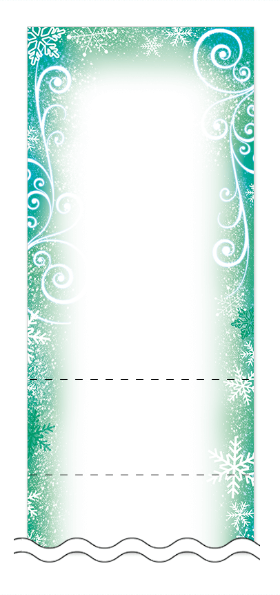 フリーデザイン「冬・雪・クリスマス」回数券テンプレート画像0048