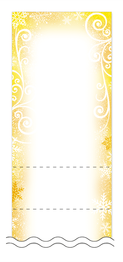 フリーデザイン「冬・雪・クリスマス」回数券テンプレート画像0050