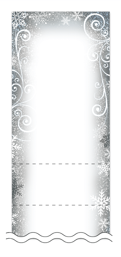 フリーデザイン「冬・雪・クリスマス」回数券テンプレート画像0052