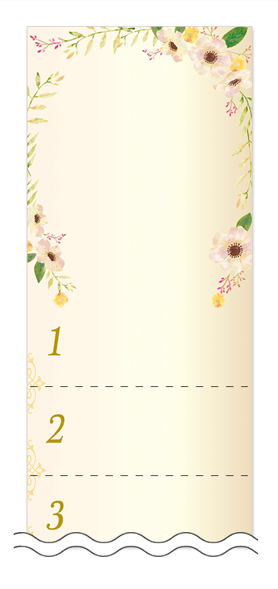 フリーデザイン「美容・ビューティー」回数券テンプレート画像0101