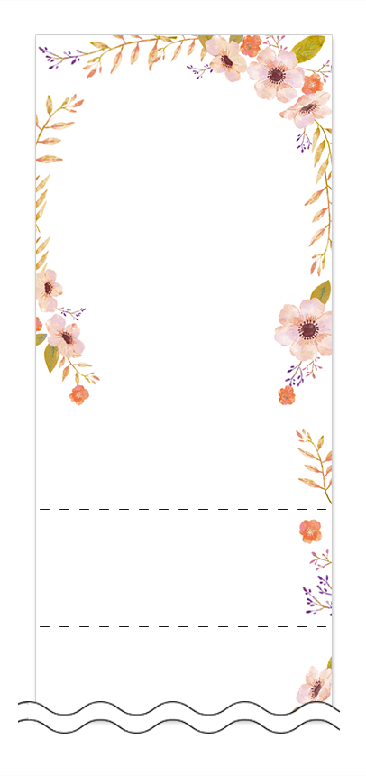 フリーデザイン「美容・ビューティー」回数券テンプレート画像0104