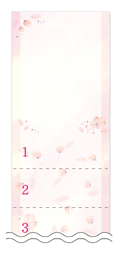 フリーデザイン「美容・ビューティー」回数券テンプレート画像0119