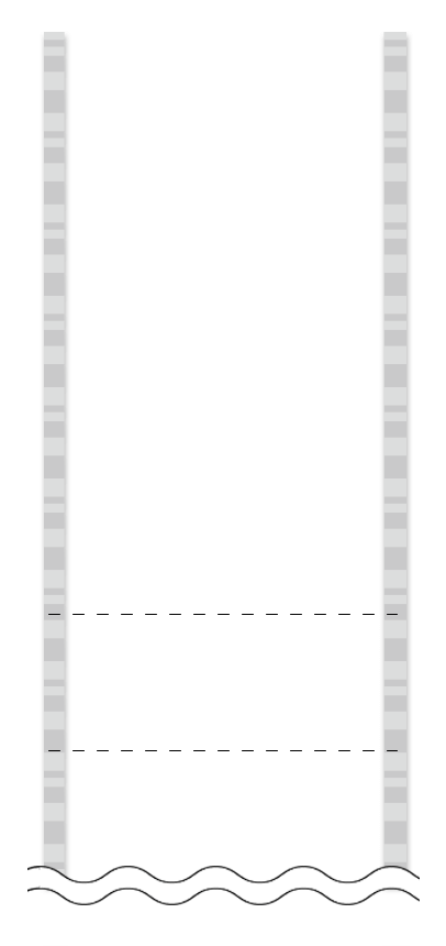 ウラ面の回数券6枚綴りデザインテンプレート0001