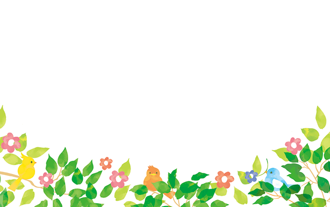 ショップカード（お花・花束・樹木・植物）のデザインテンプレート