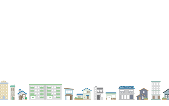 ショップカード（街の風景・都市・住宅）のデザインテンプレート