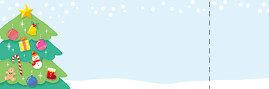 季節・行事・記念日（冬・クリスマス・お正月・初日の出）チケットSのデザインテンプレート0110
