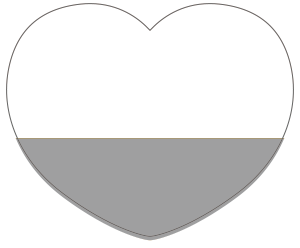 ハート型の紙うちわを無料デザイン クイックデザインonline