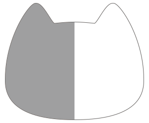 ネコ イヌ型の紙うちわを無料デザイン クイックデザインonline