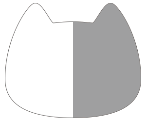 ネコ イヌ型の紙うちわを無料デザイン クイックデザインonline