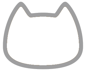 ネコ イヌ型の紙うちわを無料デザイン クイックデザインonline