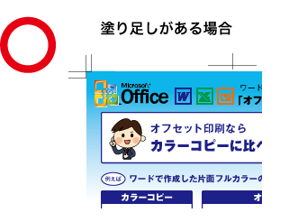 塗り足しがある場合