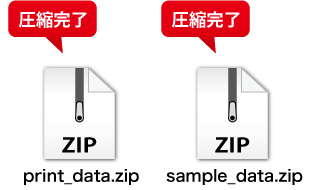データの圧縮方法(macOS)
