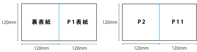 中綴じ冊子タイプ