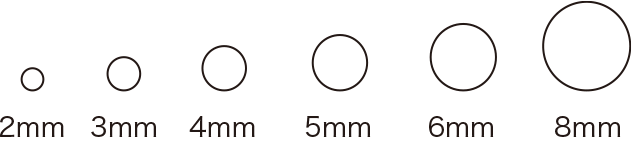 孔開け(あなあけ)の仕様