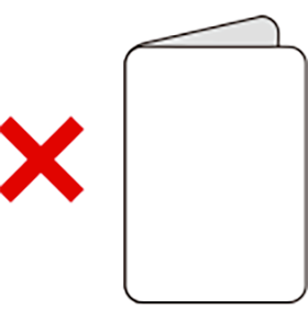 4カ所に角丸加工を施す場合は、別途お見積もり