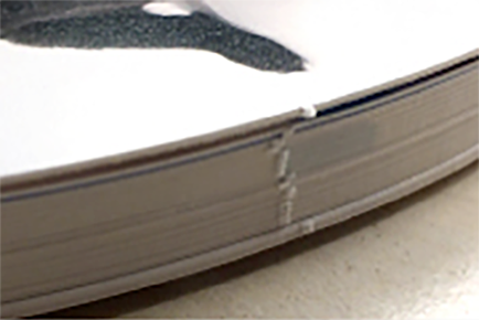 加工の特性上、わずかなつなぎ目が発生します。