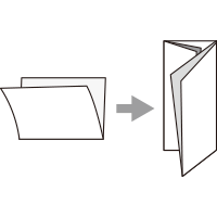 DM折 2つ折+巻2つ折