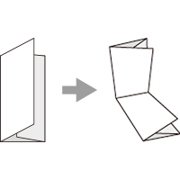 DM折 巻3つ折+2つ折