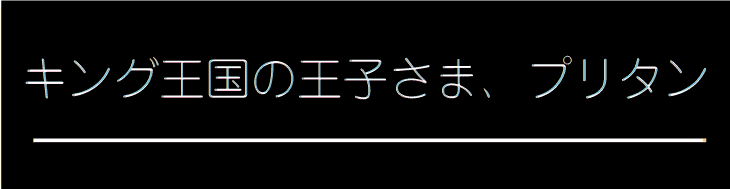 リッチブラックの上に、白抜き文字の画像