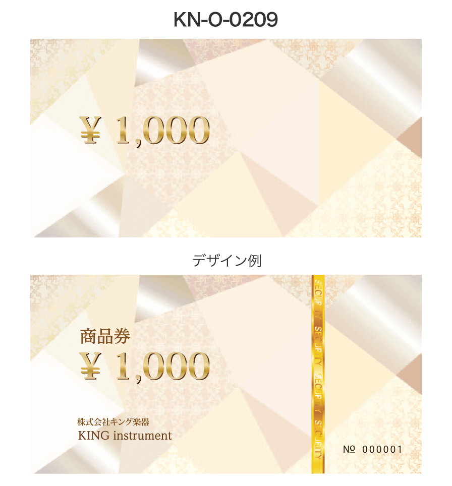 金券テンプレート【kn-o-0209】