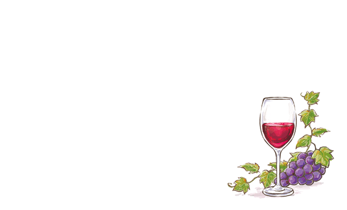 赤ワインの名刺デザインテンプレート