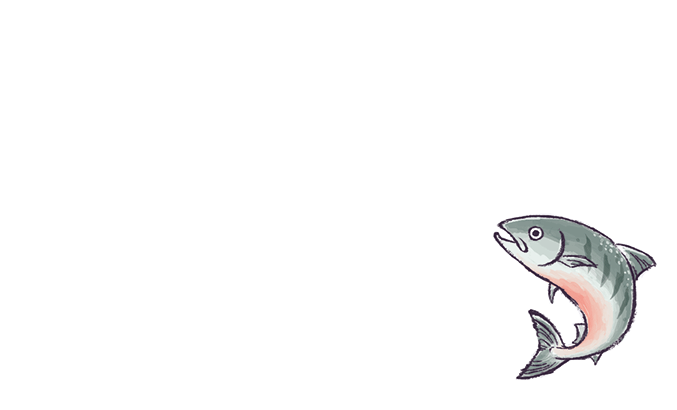 魚の名刺デザインテンプレート