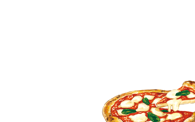 ピザのショップカードデザインテンプレート