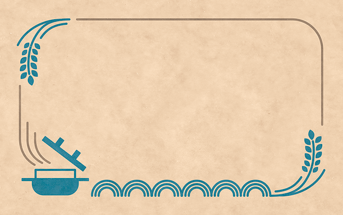 釜のショップカードデザインテンプレート