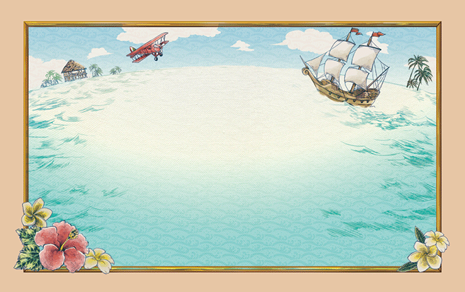 夏・海・涼・金魚のショップカードデザインテンプレート