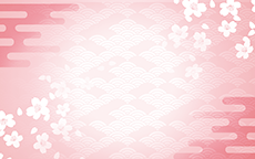 桜のショップカードデザインテンプレート