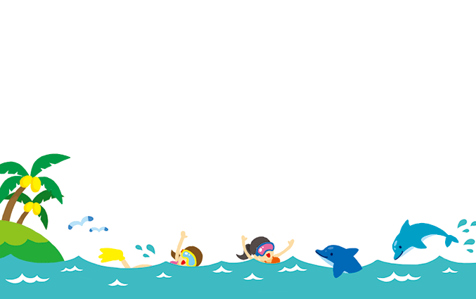 夏・海・涼・金魚のショップカードデザインテンプレート