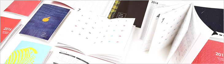 ノート型カレンダーの画像