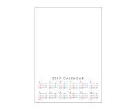 ポスター型カレンダー　B2タテボトム