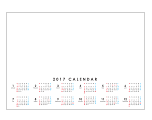 ポスター型カレンダー　B2ヨコボトム