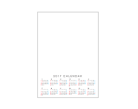 ポスター型カレンダー B3タテボトム